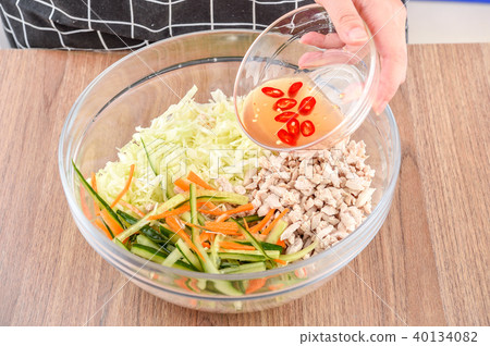 食物單烹飪過程工匠Ryogaku Houyaki Nogyo雞肉沙拉烹飪皮塔餅食譜 40134082