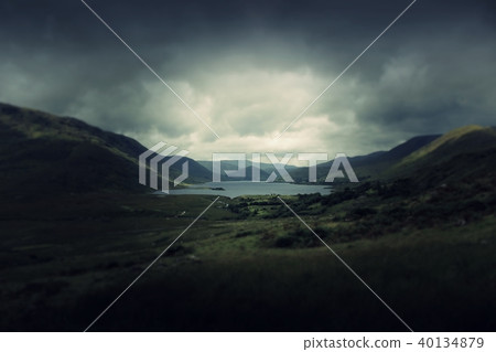 Famous tourist destination: Irish countryside  40134879