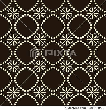 Seamless background southeast Asian aboriginal 40136058