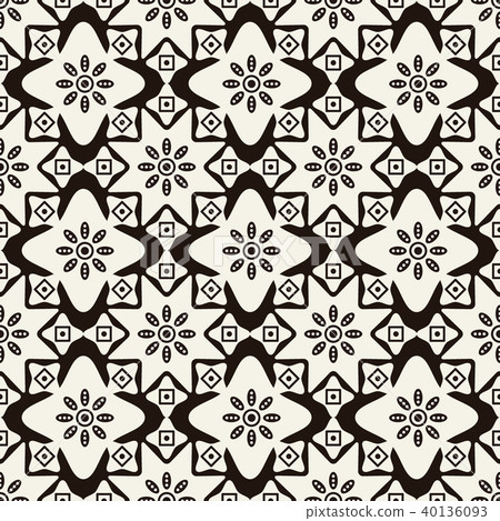 Seamless background southeast Asian aboriginal 40136093