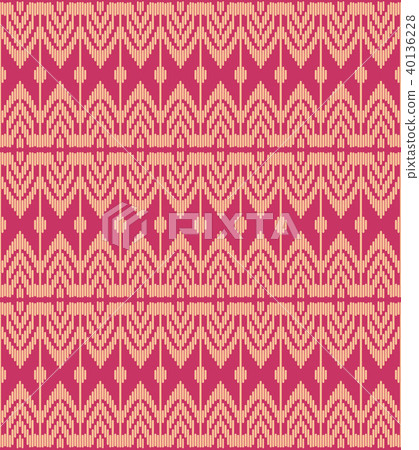 Seamless background southeast Asian aboriginal 40136228
