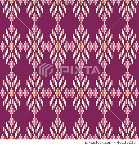 Seamless background southeast Asian aboriginal 40136236