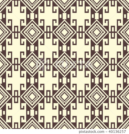 Seamless background southeast Asian aboriginal 40136257