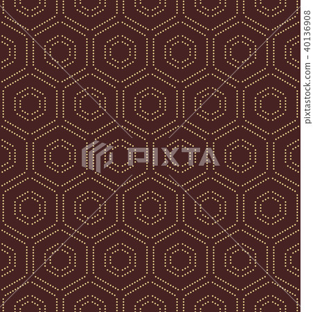 Modern Seamless Dotted Pattern Modern Seamless Dotted Pattern 40136908