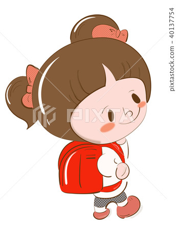 女孩插圖 40137754