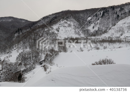 Urushizawa Dam（宮城縣）的冬天風景 40138736