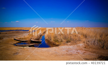 runed Urga fishing village Sudochye lake aka par 40139721
