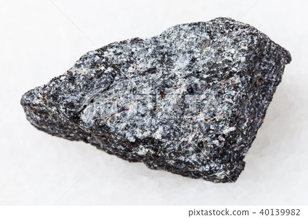 rough nepheline syenite stone on white 40139982