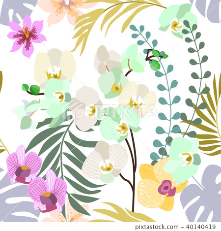 Royal orchids bloom. Royal orchids bloom. 40140419