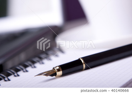 Computer and coffee Computer and coffee 40140666