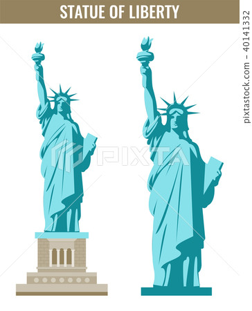 Statue of Liberty. World landmark. American symbol. New York city. Vector Statue of Liberty. World landmark. American symbol. New York city. Vector 40141332