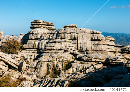 Karst landscape in El Torcal de Antequera, Spain Karst landscape in El Torcal de Antequera, Spain 40141771