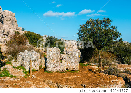 Karst landscape in El Torcal de Antequera, Spain Karst landscape in El Torcal de Antequera, Spain 40141777