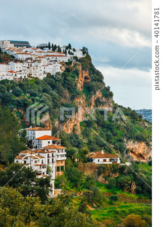 andalusian white village pueblo blanco Casares andalusian white village pueblo blanco Casares 40141781