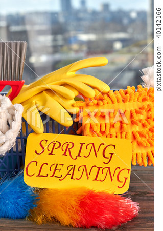Equipment for house cleaning close up. Equipment for house cleaning close up. 40142166