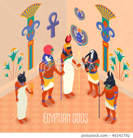 Isometric Egypt Illustration 40142792