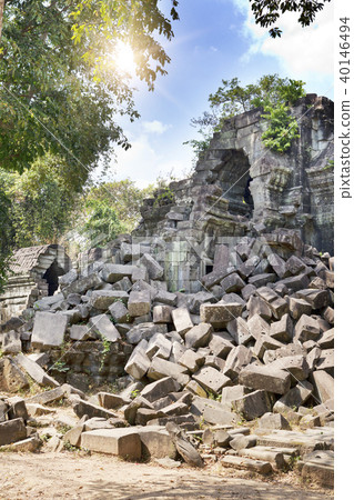 Beng Mealea temple ruin in the Koh Ker complex, S Beng Mealea temple ruin in the Koh Ker complex, S 40146494