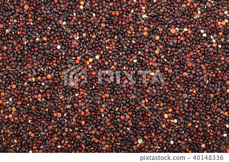 Black quinoa seeds as a background. Top view Black quinoa seeds as a background. Top view 40148336