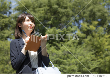 女性OL通勤走出勤通勤銷售 女性OL通勤走出勤通勤銷售 40148989