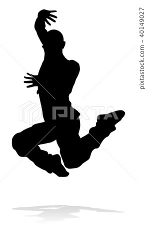 Street Dance Dancer Silhouette Street Dance Dancer Silhouette 40149027