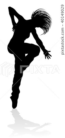 Street Dance Dancer Silhouette Street Dance Dancer Silhouette 40149029