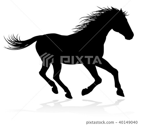 Horse Animal Silhouette 40149040
