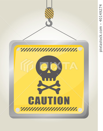 Skull mark billboard plate 40149274
