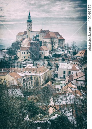 Mikulov castle, southern Moravia, analog filter Mikulov castle, southern Moravia, analog filter 40149372