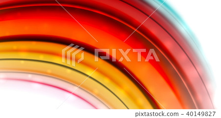 Abstract flowing motion wave, liquid colors mixing, vector abstract background 40149827