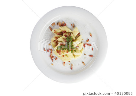 Gnocchi or vareniki or kopytka. 40150095