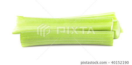 Fresh celery stalks on a white background Fresh celery stalks on a white background 40152190