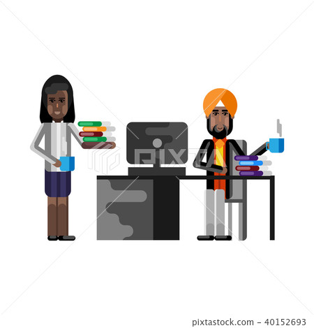 Indian businessman with coffee cup Indian businessman with coffee cup 40152693