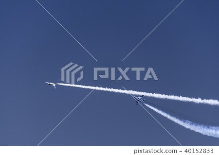 Blue impulse training over the base 40152833