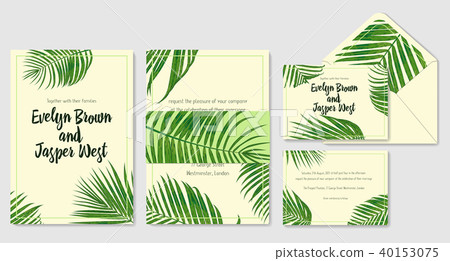 Wedding invite, envelope, rsvp, label save Wedding invite, envelope, rsvp, label save 40153075
