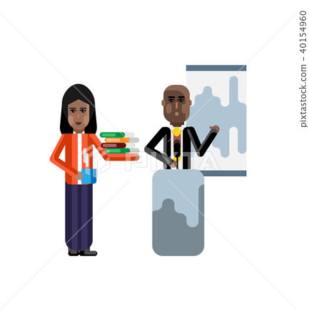 African speaker doing business presentation 40154960