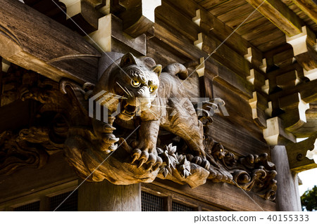 Four Holy Beasts White Tiger Akiha Shrine 40155333