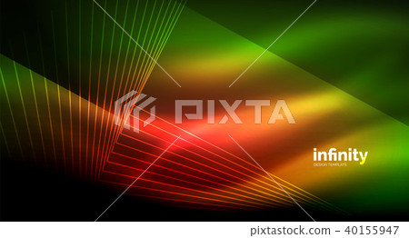 Shiny straight lines on dark background, techno digital modern template Shiny straight lines on dark background, techno digital modern template 40155947