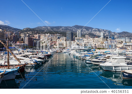 Monaco Monte Carlo Cityscape From Port Hercule 40156351