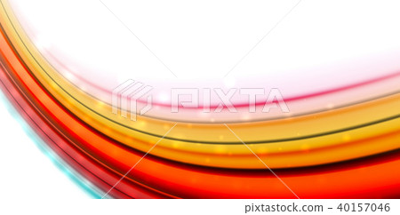 Abstract flowing motion wave, liquid colors mixing, vector abstract background 40157046