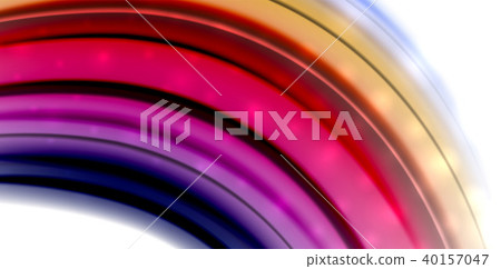 Abstract flowing motion wave, liquid colors mixing, vector abstract background 40157047