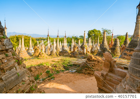 Indein Pagodas Inle Lake Myanmar Indein Pagodas Inle Lake Myanmar 40157701