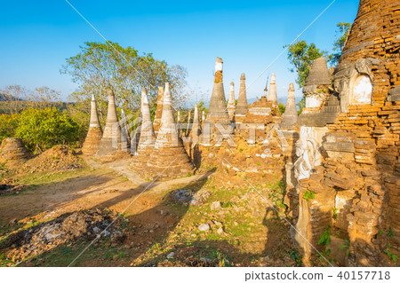 Indein Pagodas Inle Lake Myanmar Indein Pagodas Inle Lake Myanmar 40157718