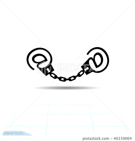 social networks addiction metaphor icon 40159064