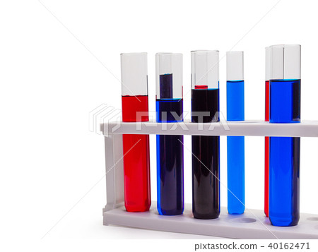 Test tubes with colorful liquids. 40162471