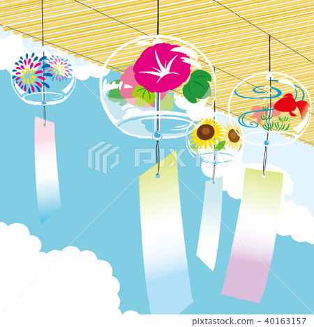 Wind bell illustration 40163157