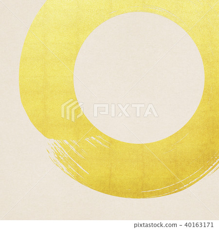 Japanese paper-gold-circle 40163171