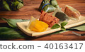Tokudane Dango Festival Various flavors of ice cream on the long board 40163417