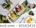 Tokudane Dango Festival Various flavors of ice cream on the long board 40163418