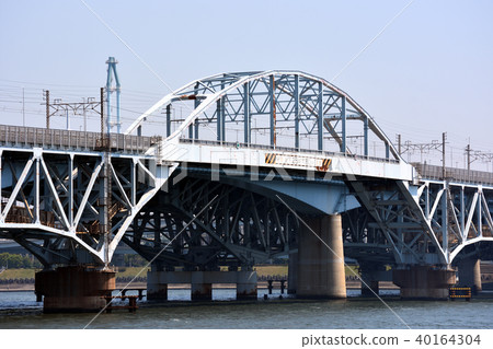 Arakawa Bridge on the JR Keiyo Line 40164304