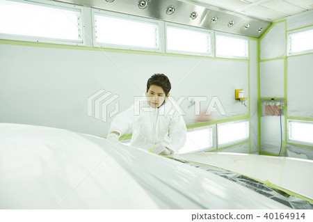 Car, painting, painting, car maintenance, car repair, car maintenance, car center, industrial 40164914